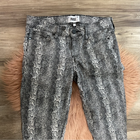 Paige Verdugo Ultra Skinny Python Pants Size 28 - Picture 3 of 11